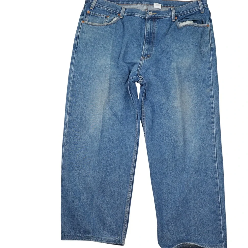 Levi's 550 Jeans Men 42W 30L ACT 28L Blue Relaxed Classic Denim Normcore VTG‎